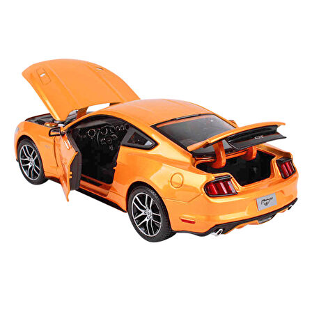 Maisto 1/18 2015 Ford Mustang Model Araba - Turuncu