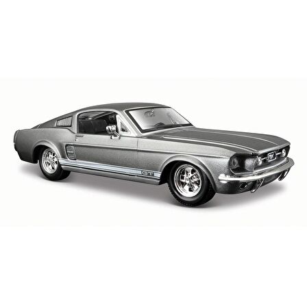 Maisto 1:24 1967 Ford Mustang GT Model Araba - Gri