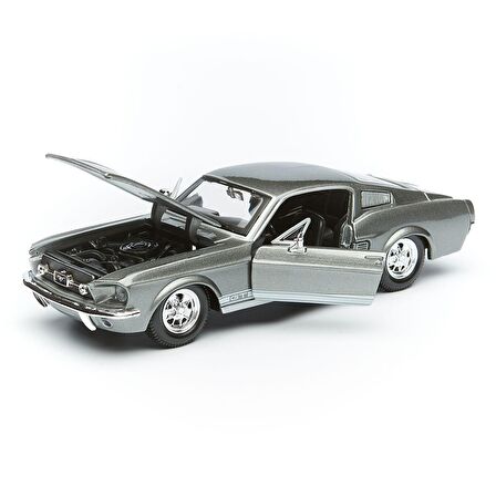 Maisto 1:24 1967 Ford Mustang GT Model Araba - Gri