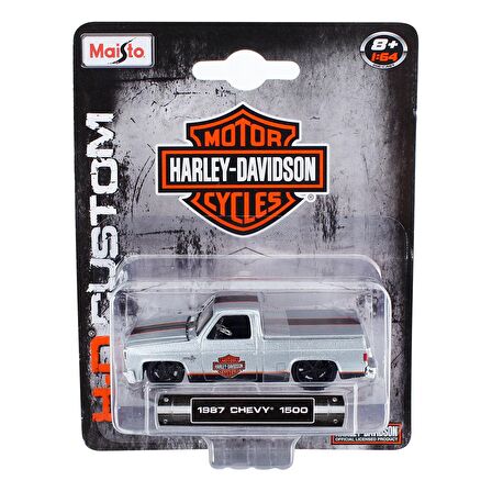 Maisto 1:64 Harley Davidson 1987 Chevy 1500