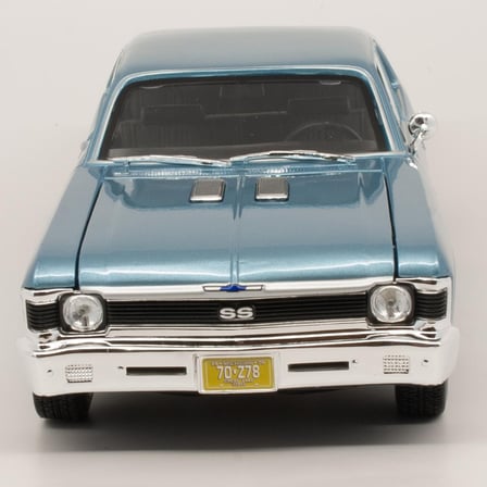 Maisto 1:18 1970 Chevrolet Nova Ss Model Araba - Mavi