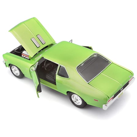Maisto 1:24 1970 Chevrolet Nova SS Model Araba - Yeşil