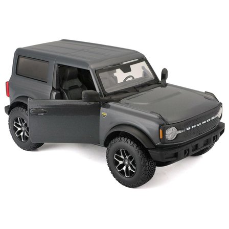 Maisto 1:24 2021 Ford Bronco Badlands Model Araba - Gri