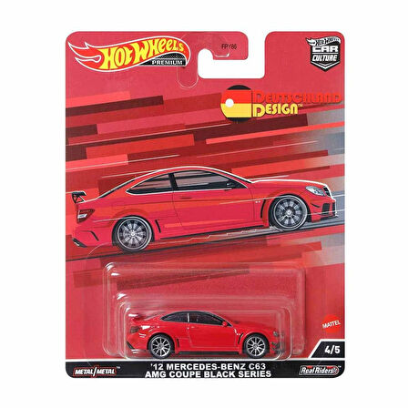 Hot Wheels Car Culture Premium - '12 Mercedes-Benz C63 AMG Coupe-HCJ79