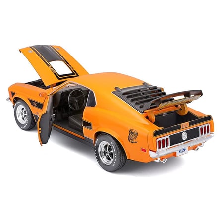 Maisto 1/18 1970 Ford Mustang Mach 1 - Turuncu