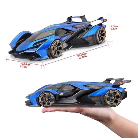 Maisto Lamborghini V12 Vision Gran Turismo Model Araba 1/18 - Mavi