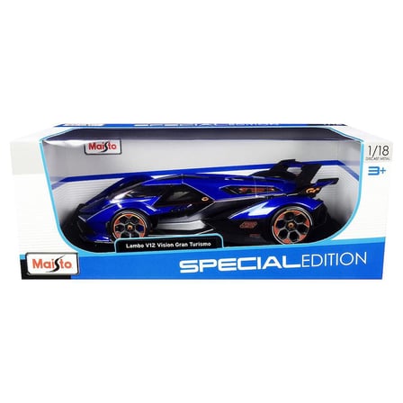 Maisto Lamborghini V12 Vision Gran Turismo Model Araba 1/18 - Mavi