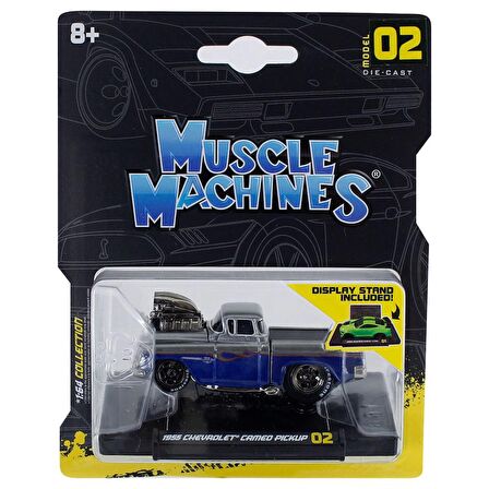 Maisto Muscle Machines 02 - 1955 Chevrolet Cameo Pickup Model Araba 1/64