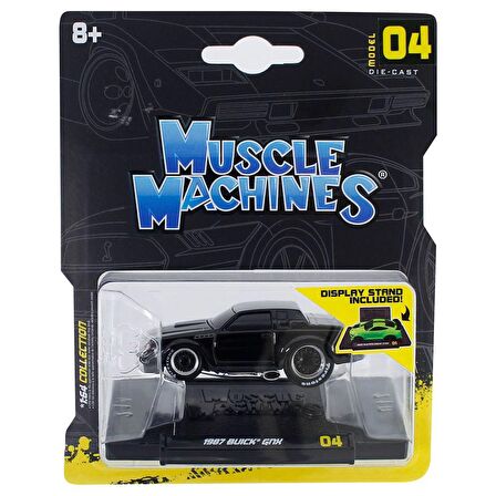 Maisto Muscle Machines 04 - 1987 Buick GNX Model Araba 1/64