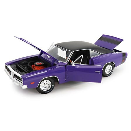 Maisto 1969 Dodge Charger R/T Mor 1/18 Model Araba