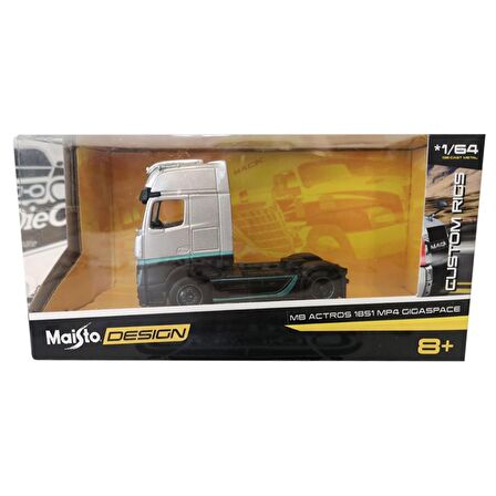 Maisto Custom Rigs Oyuncak Tır Model-8 Mercedes-Benz Actros 1/64 12389