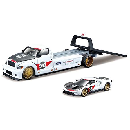 Maisto 2021 Ford GT Çekici ve Araç Set 1/64 59011