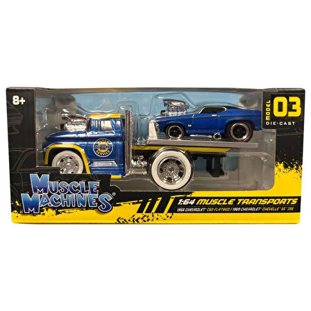 Maisto Muscle Machines Taşıyıcı ve Araç Set 1/64 03 59050