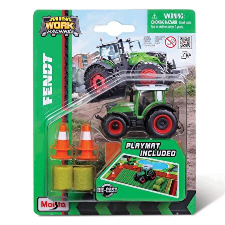 Maisto Mini Work Machines Traktör Oyun Seti - Fendt