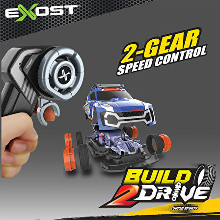 Silverlit Exost Build 2 Drive Kumandalı Yarış Aracı Kiti - Mavi