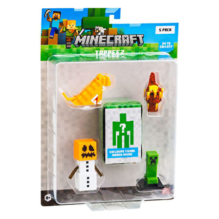PMI Minecraft 3D Figür Toppeez 5'li Set MC2040 Model 5