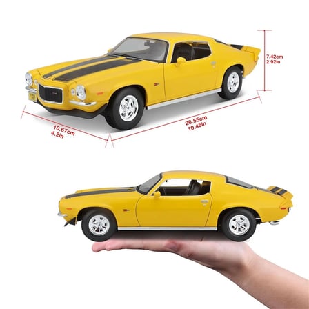 1971 Chevrolet Camaro Model Araba 31131-02 Sarı