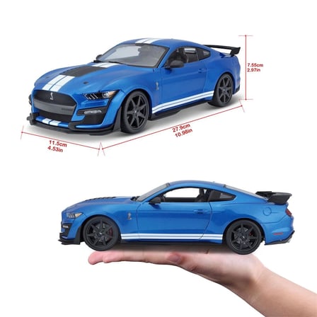 2020 Mustang Shelby GT500 Model Araba 31388-01 Mavi