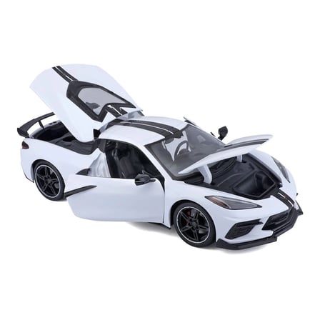 1:18 2020 Chevrolet Corvette Stingray Coupe 31455 - Beyaz