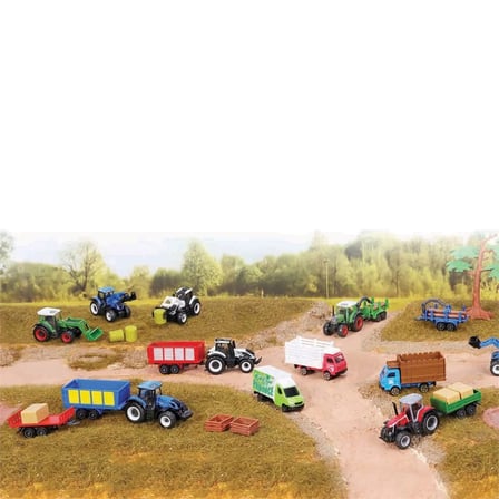 Mini Work Machines 4'lü Set - Valtra