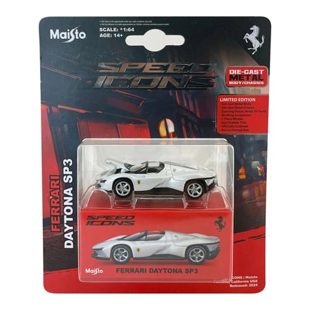 1:64 Speed Icons - Ferrari Daytona SP3 Beyaz