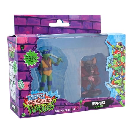TMNT Figürlü Kalem Başlığı 2'li Paket Model 2 NT2015