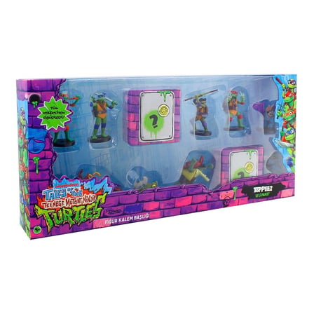 TMNT Figürlü Kalem Başlığı 12'li Paket Model 2 NT2080