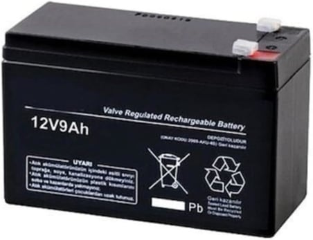 Lamsin 12 Volt 9 Amper Kuru Akü Şarjlı Akülü Ilaçlama Makinalarına Uygundur