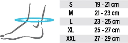 Örme Örgü Ortopedik Çift Taraflı Elastik Likralı Spor Ayak Bilekliği Unisex SiyahUnisex XXL