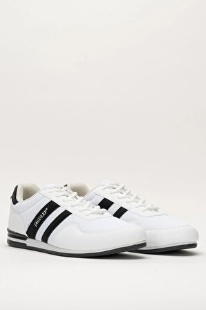 Unisex Airfile İnce Taban Spor Ayakkabı BEYAZ - SİYAH