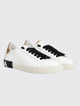 Dolce & Gabbana - Portofino Vintage Calfskin Sneakers