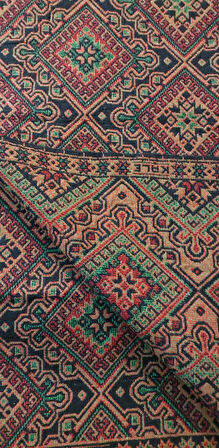 Algelsineve Hisar Koyu Makine Dokuması Büyük Kilim