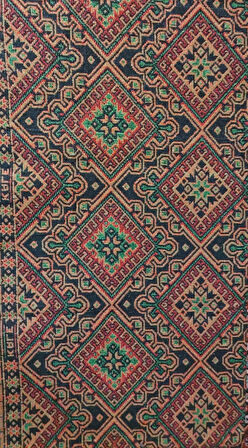 Algelsineve Hisar Koyu Makine Dokuması Büyük Kilim