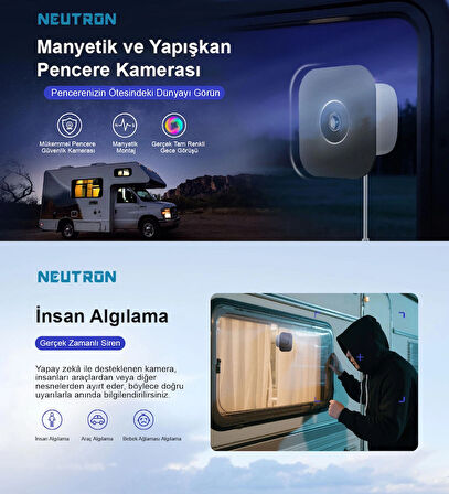 Neutron NTL-IP15GS-3MP Wifi Pencere Kamerası