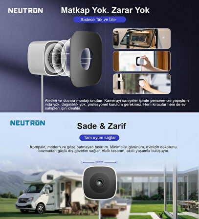 Neutron NTL-IP15GS-3MP Wifi Pencere Kamerası
