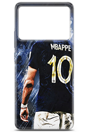 Xiaomi Poco X6 Pro uyumlu Futbol 7 UV Lans Kylian Mbappe