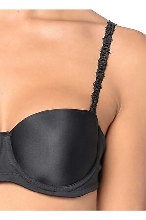 2550 Desteksiz Şeffaf Straplez Bra Sütyen