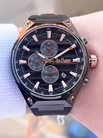Lee Cooper 3 Atm Suya Dayanıklı Özel Tasarım Erkek Kol Saati VS.BLKT.0148