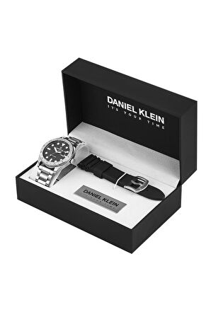 Daniel Klein Çelik Kordon 3 Atm Suya Dayanıklı Özel Tasarım Erkek Kol Saati VS.BLKT.0165