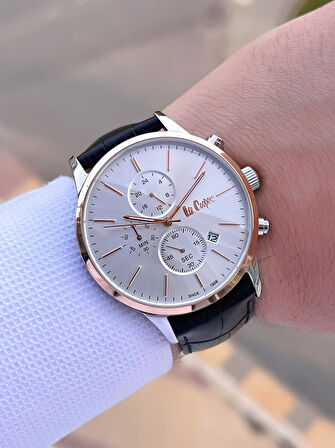 Lee Cooper 3 Atm Suya Dayanıklı Özel Tasarım Erkek Kol Saati VS.BLKT.0366