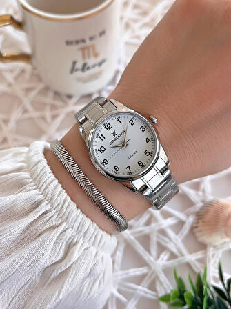 Daniel Klein Çelik Kordon 3 Atm Suya Dayanıklı Özel Tasarım Kadın Kol Saat+Bileklik VS.BLKT.0475