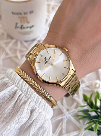 Daniel Klein Çelik Kordon 3 Atm Suya Dayanıklı Özel Tasarım Kadın Kol Saat+Bileklik VS.BLKT.0490