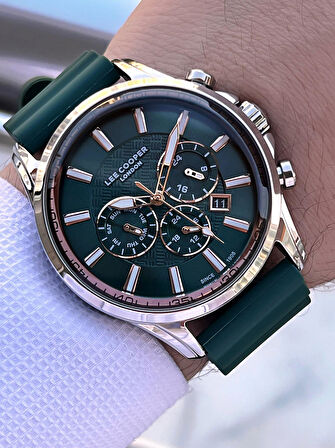 Lee Cooper 3 Atm Suya Dayanıklı Özel Tasarım Erkek Kol Saati VS.BLKT.0500