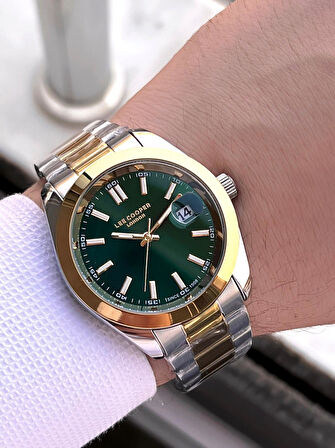 Lee Cooper İtalyan Bileklik Setli 2 Yıl Garantili Suya Dayanıklı Çelik Kordon Renk Atma Yapmaz VS.BLKT.0558