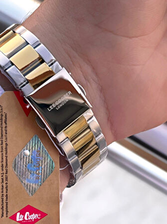 Lee Cooper İtalyan Bileklik Setli 2 Yıl Garantili Suya Dayanıklı Çelik Kordon Renk Atma Yapmaz VS.BLKT.0558