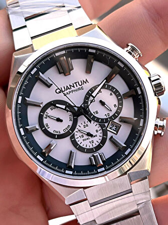 Quantum  İtalyan Bileklik Setli 2 Yıl Garantili Suya Dayanıklı Çelik Kordon Renk Atma Yapmaz VS.BLKT.0572