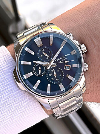 Lee Cooper 2 Yıl Garantili Suya Dayanıklı Çelik Kordon Renk Atma Yapmaz VS.BLKT.0623