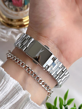 Slazenger Yeni Sezon Elite Model 50 Mt Suya Dayanıklı Bileklik Hediyeli Kadın Kol Saati VS.BLKT.0627