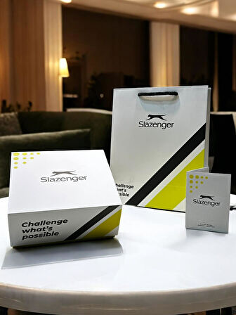 Slazenger Yeni Sezon Elite Model 50 Mt Suya Dayanıklı Bileklik Hediyeli Kadın Kol Saati VS.BLKT.0629