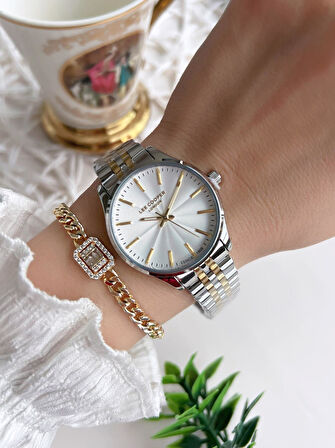 Lee Cooper Çelik Kordonlu 3 Atm Suya Dayanıklı Kadın Kol Saati VS.BLKT.0631